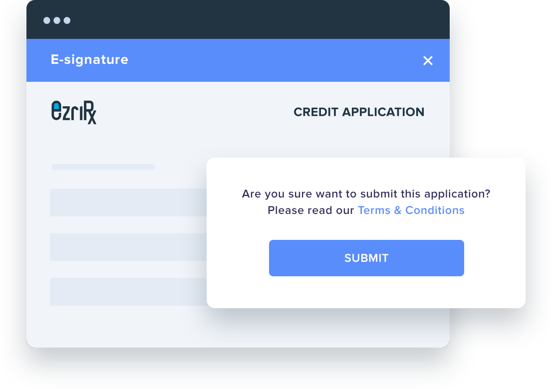 Submit your credit application